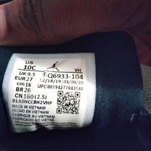 Air Jordan 1 blue red white sz 10c. no box.